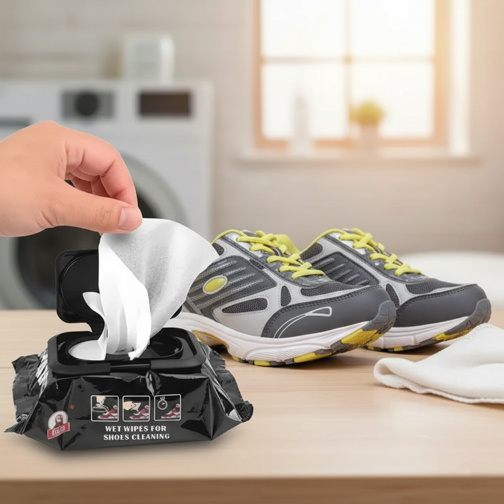 Shoe Cleaning Wipes – 80 Pcs Disposable Sneaker & Sole Cleaner Pack